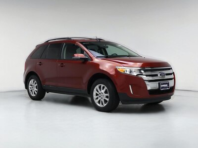 Red 2014 Ford Edge SEL