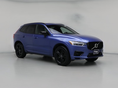 Blue 2021 Volvo XC60 Recharge PHEV T8 R-Design