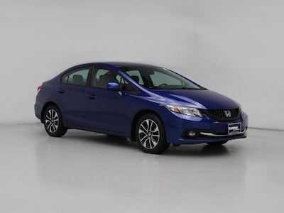 Blue 2013 Honda Civic EX-L