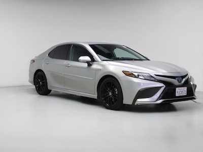 Silver 2021 Toyota Camry Hybrid XSE
