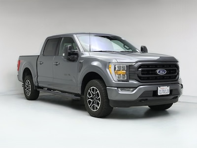 Gray 2021 Ford F150 XLT