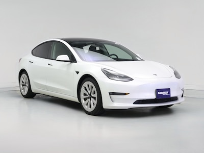 White 2022 Tesla Model 3 Long Range
