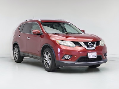 Red 2015 Nissan Rogue SL