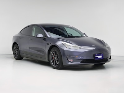 Gray 2023 Tesla Model 3 Performance