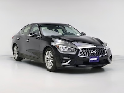 Black 2021 Infiniti Q50 Luxe