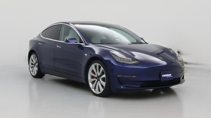 2018 Tesla Model 3 Performance Hero Image