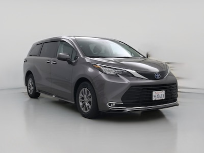Gray 2023 Toyota Sienna Hybrid XLE