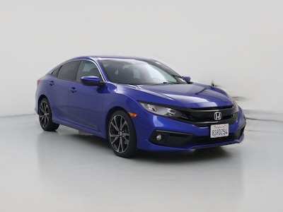 Blue 2020 Honda Civic Sport