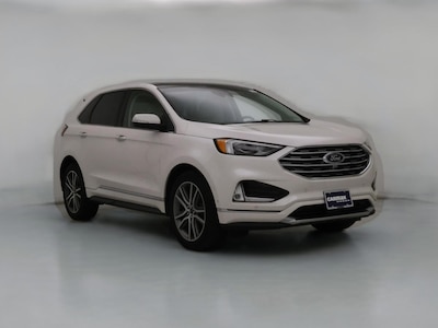 White 2019 Ford Edge Titanium