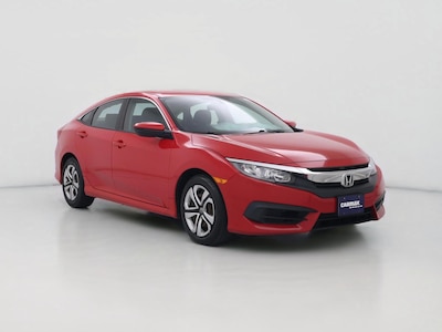 Red 2018 Honda Civic LX