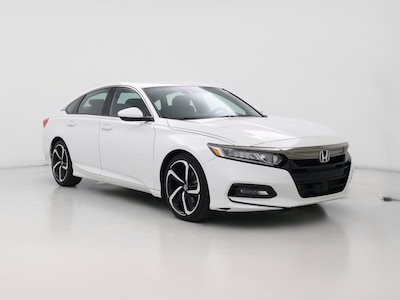 White 2018 Honda Accord Sport