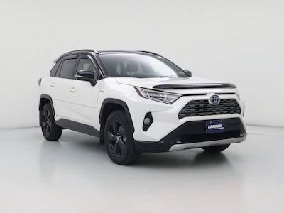 White 2020 Toyota RAV4 Hybrid XSE