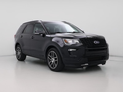 Black 2019 Ford Explorer Sport