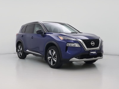 Blue 2021 Nissan Rogue Platinum