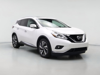 White 2017 Nissan Murano Platinum