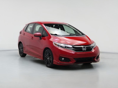 Red 2018 Honda Fit Sport