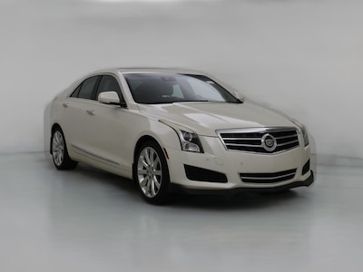 White 2014 Cadillac ATS Luxury