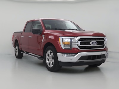 Red 2021 Ford F150 XLT