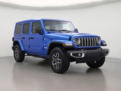 Blue 2024 Jeep Wrangler Sahara
