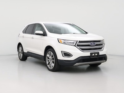 White 2017 Ford Edge Titanium