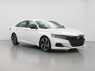 White 2022 Honda Accord Sport