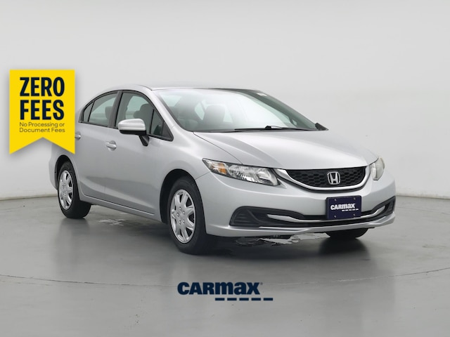 Silver 2014 Honda Civic LX Sedan Front-Wheel Drive Automatic