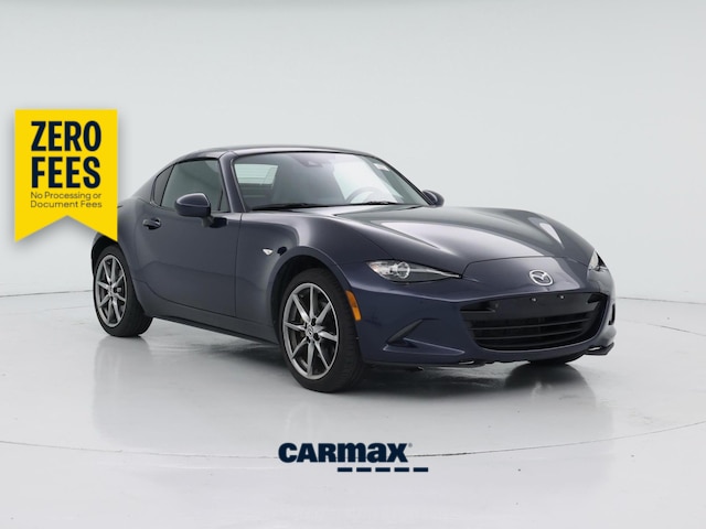 Black 2022 Mazda MX-5 Miata RF Grand Touring RWD Convertible Rear-Wheel Drive Automatic