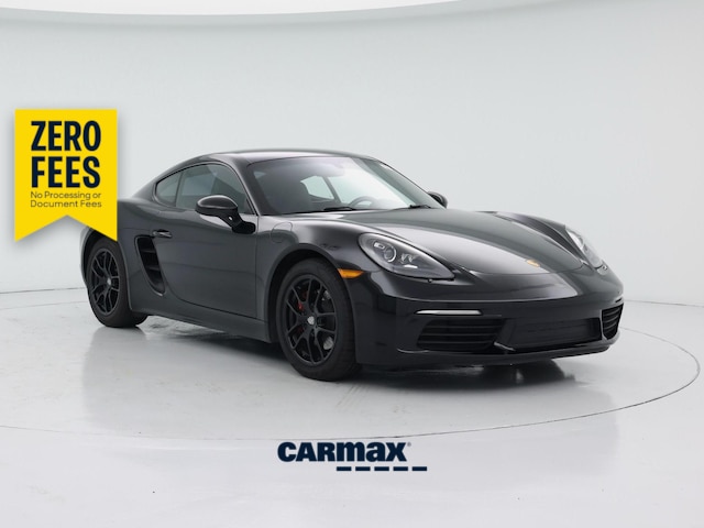 Black 2021 Porsche 718 Cayman Coupe Automatic