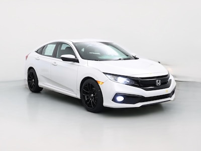 White 2020 Honda Civic Sport