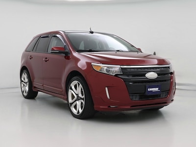 Red 2013 Ford Edge Sport