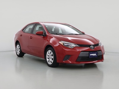 Red 2016 Toyota Corolla LE
