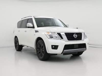 White 2019 Nissan Armada Platinum