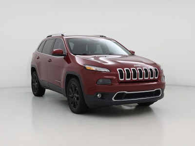 Red 2015 Jeep Cherokee Limited