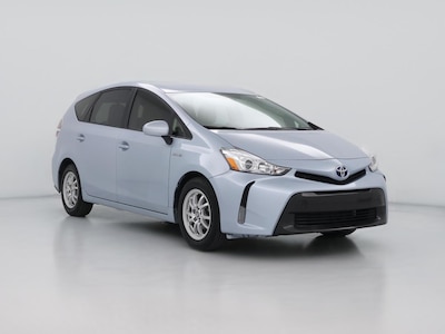 Blue 2016 Toyota Prius v Four