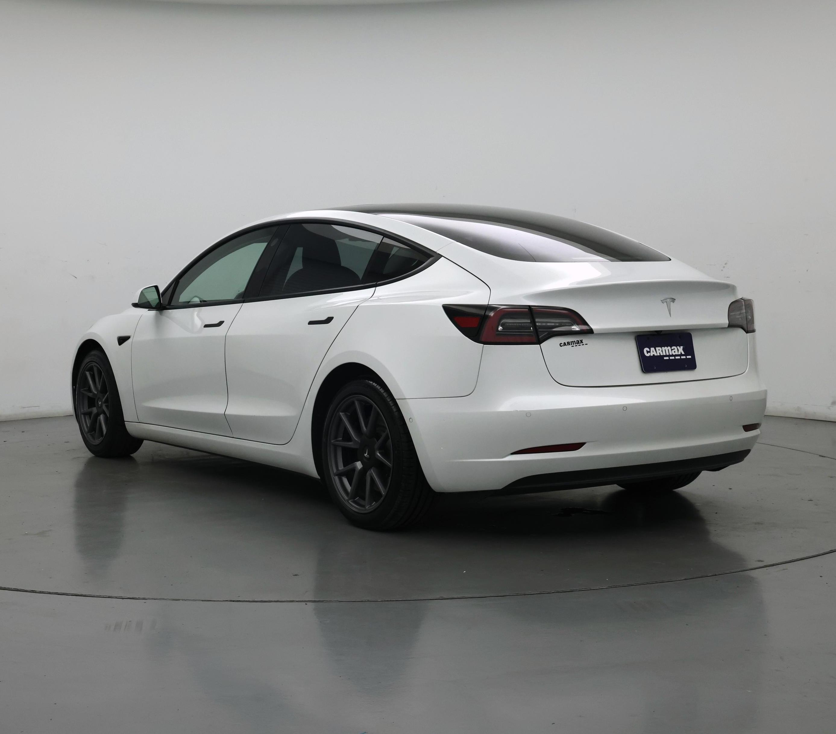 White 2021 Tesla Model 3 Sedan Rear-Wheel Drive Automatic