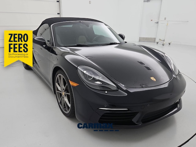 Black 2018 Porsche 718 Boxster RWD Convertible Rear-Wheel Drive Automatic