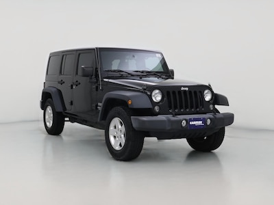 Black 2015 Jeep Wrangler Unlimited Sport