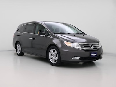 Gray 2013 Honda Odyssey Touring Elite