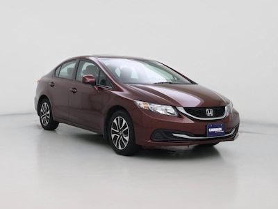Red 2013 Honda Civic EX