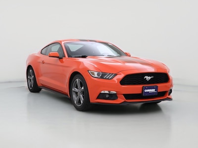 Orange 2016 Ford Mustang Ecoboost