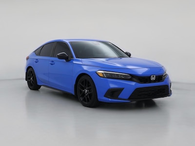 Blue 2022 Honda Civic Sport
