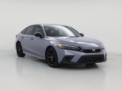 Gray 2022 Honda Civic Sport