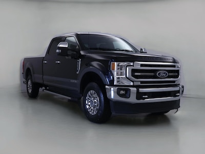 Blue 2022 Ford F250 Lariat
