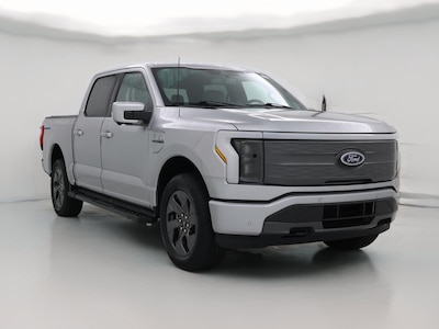 Silver 2023 Ford F150 Lightning Lariat