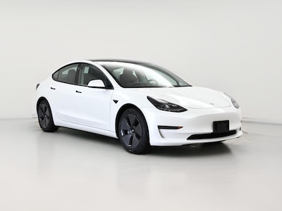 White 2021 Tesla Model 3 Standard Range Plus
