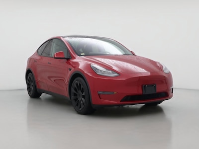 Red 2020 Tesla Model Y Long Range