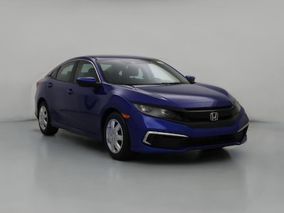 Blue 2020 Honda Civic LX