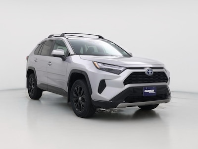 Silver 2022 Toyota RAV4 Hybrid SE