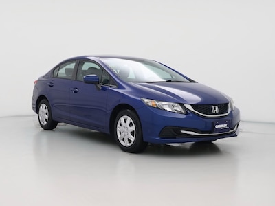 Blue 2015 Honda Civic LX