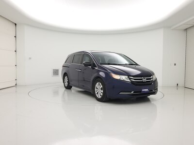 Blue 2015 Honda Odyssey EX-L